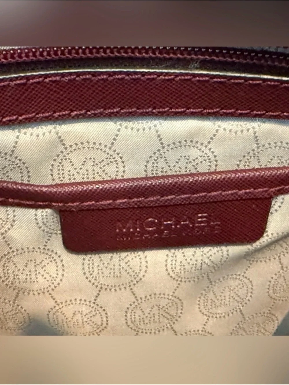 Michael Kors Charlotte Saffiano Top Zip Tote Bag